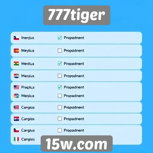 Métodos de pagamento disponíveis no 777tiger